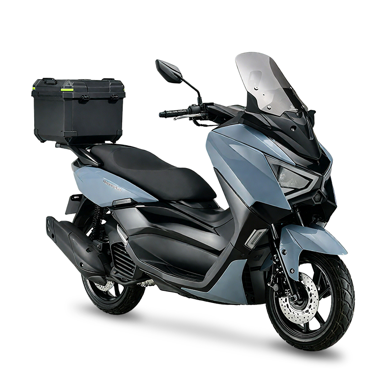 Z-Max 170cc Scooter MotorcycleWith Raised Windshield And Segmented Seats Z-Max 170cc Scooter MotorcycleWith Raised Windshield And Segmented Seats